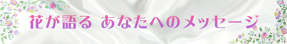 花が語る、あなたへのメッセージ